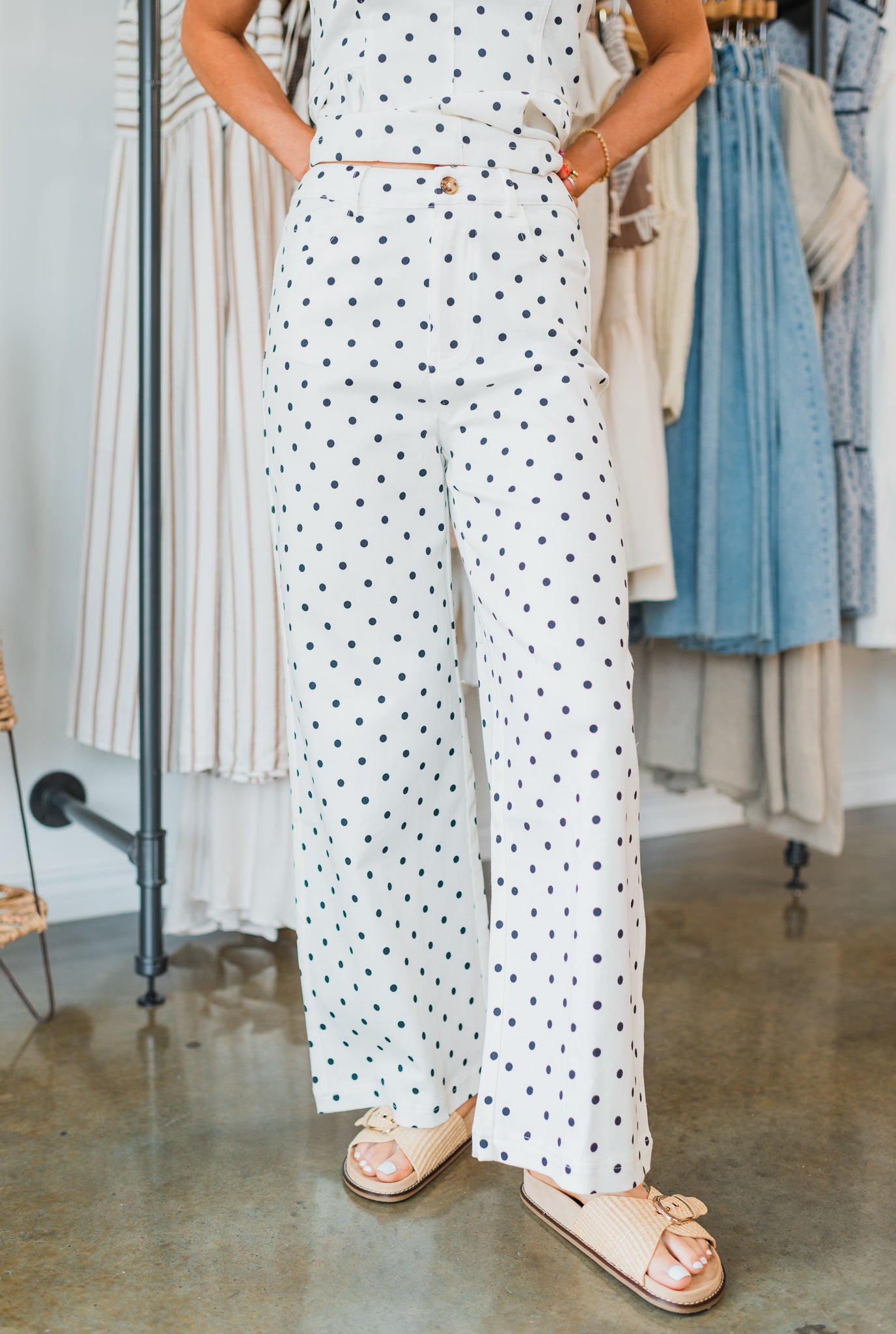 Summer Soirée Pants | Polka Dot