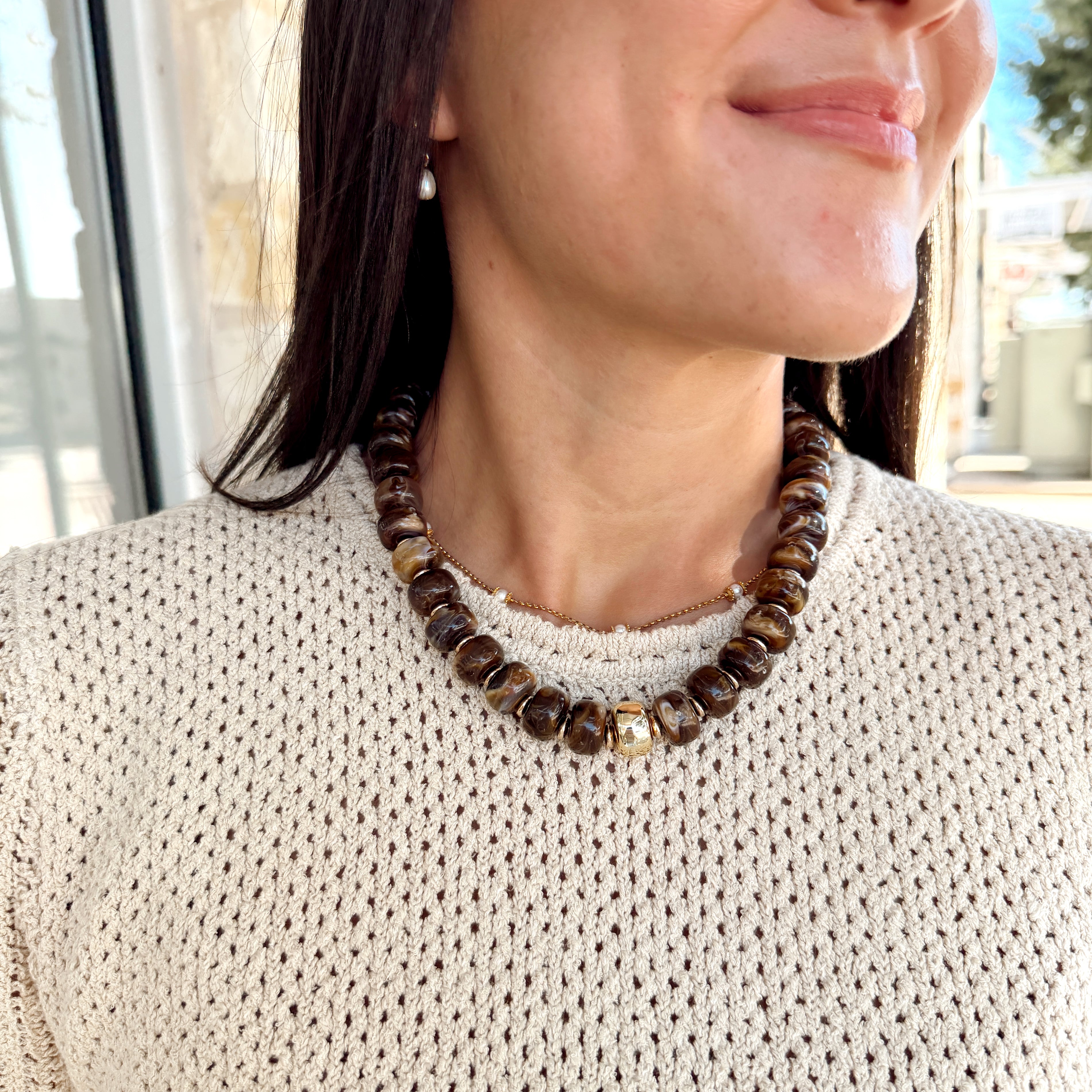 Necklace | Choco Latte