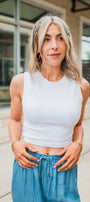 Finley Tank | White