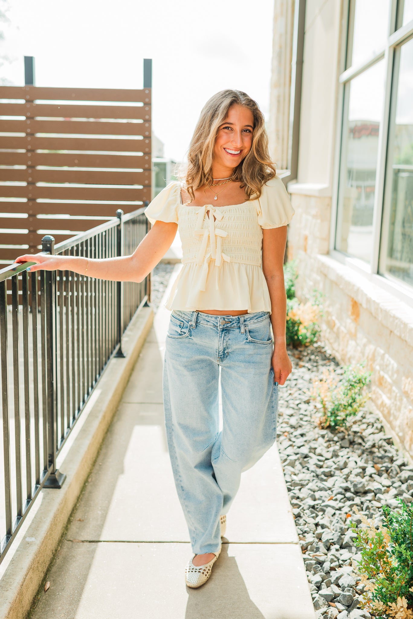 Ginny Barrel Jeans | Light Denim