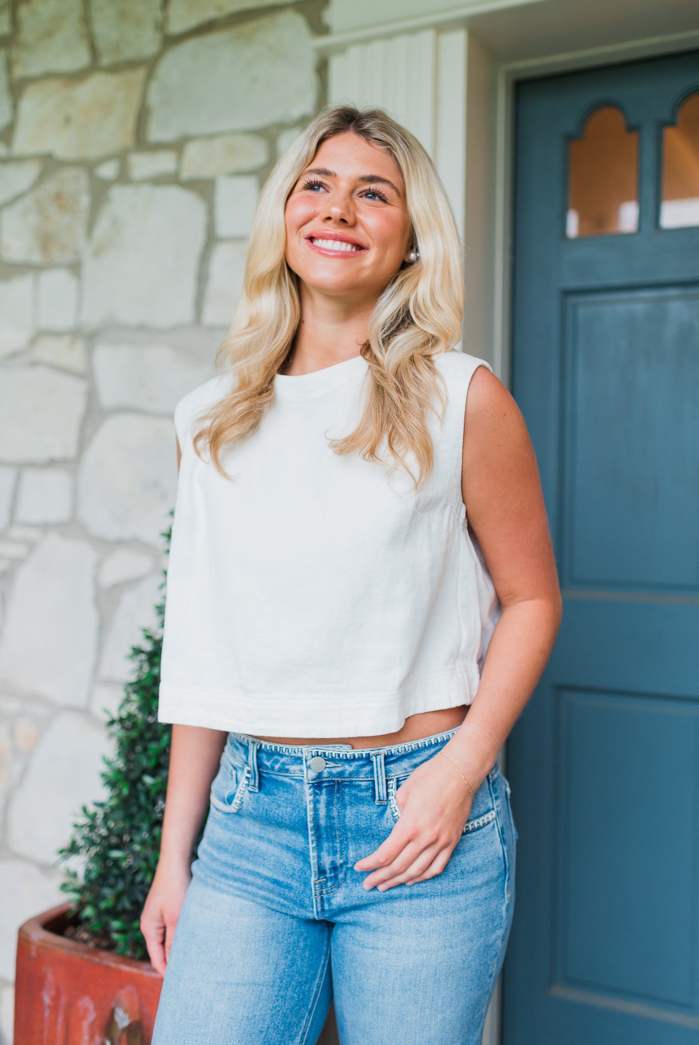 Kristen Top | White