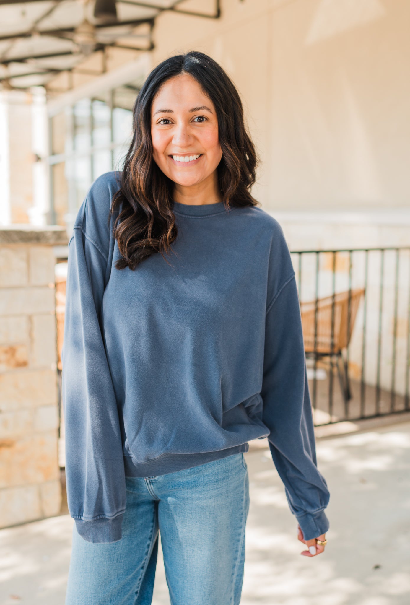 Quinn Sweatshirt | True Blue