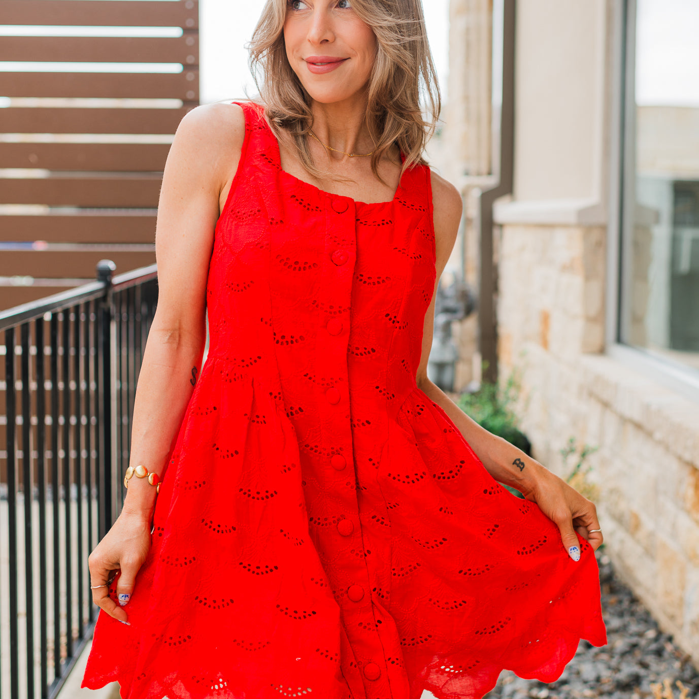 Cape May Dress | Red