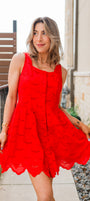 Cape May Dress | Red
