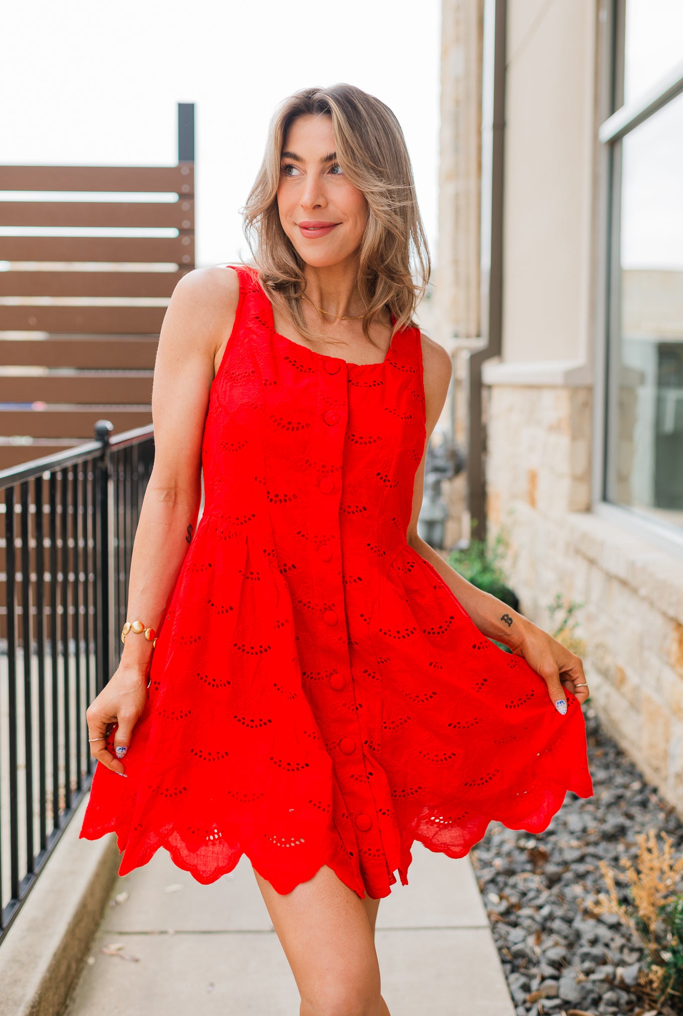 Cape May Dress | Red
