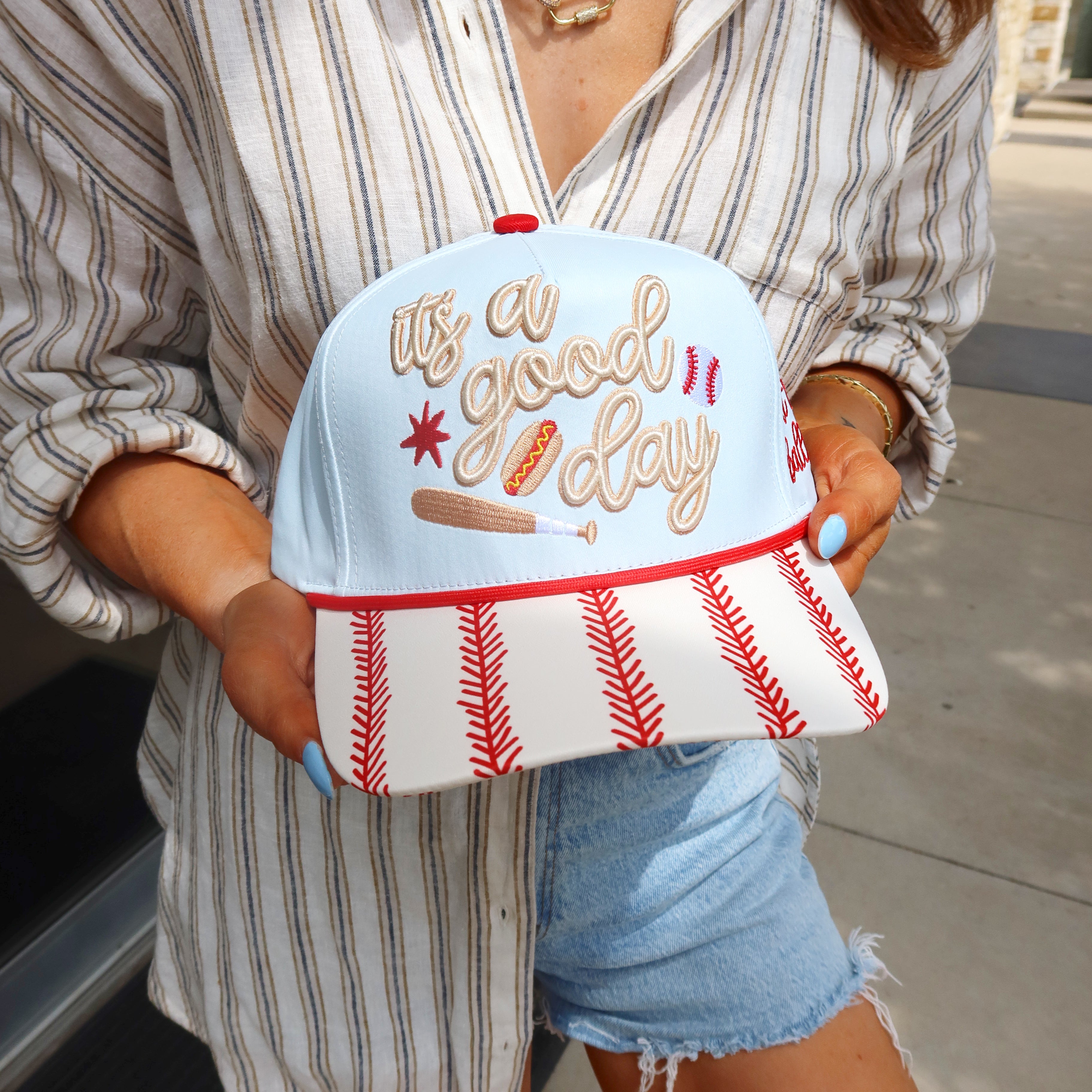 Canvas Hat | Baseball Good Day
