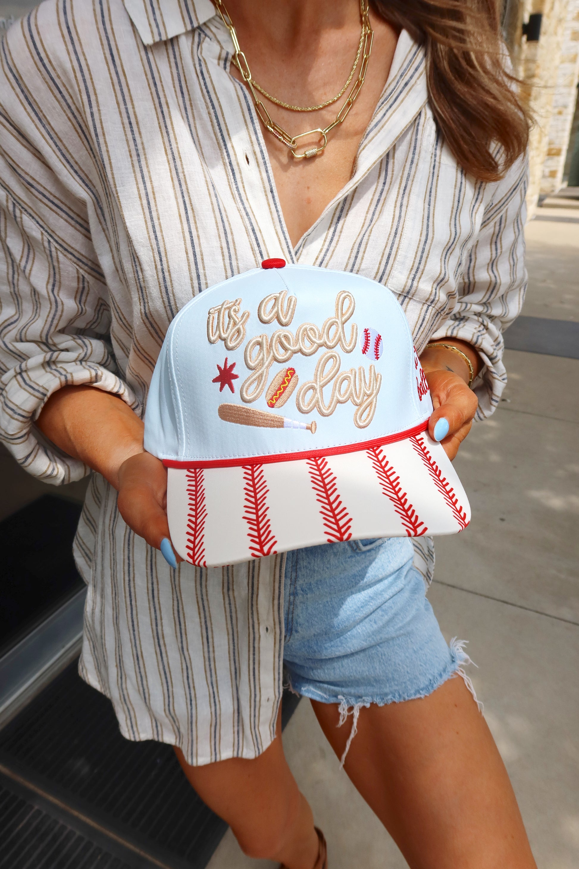 Canvas Hat | Baseball Good Day