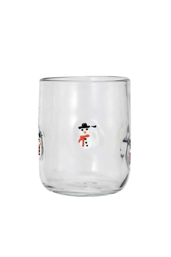 Holiday Icon Glass | Snowman