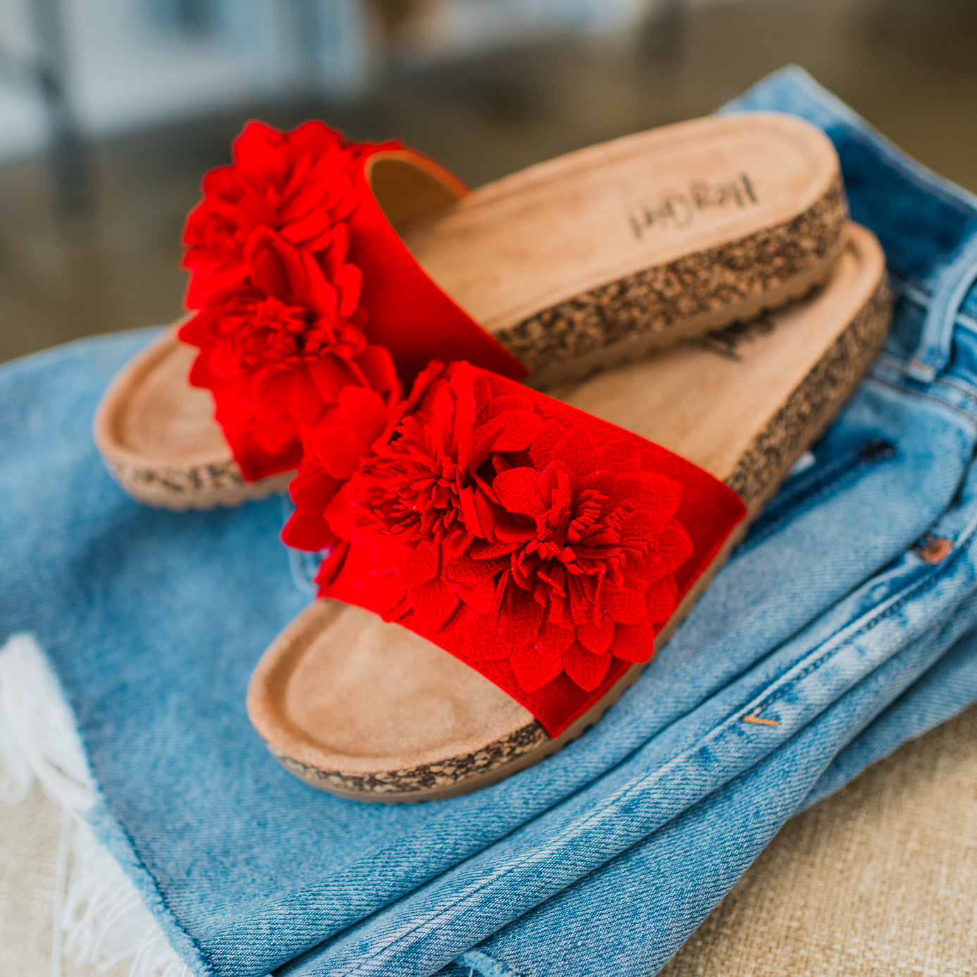 Wild Child Sandals | Red