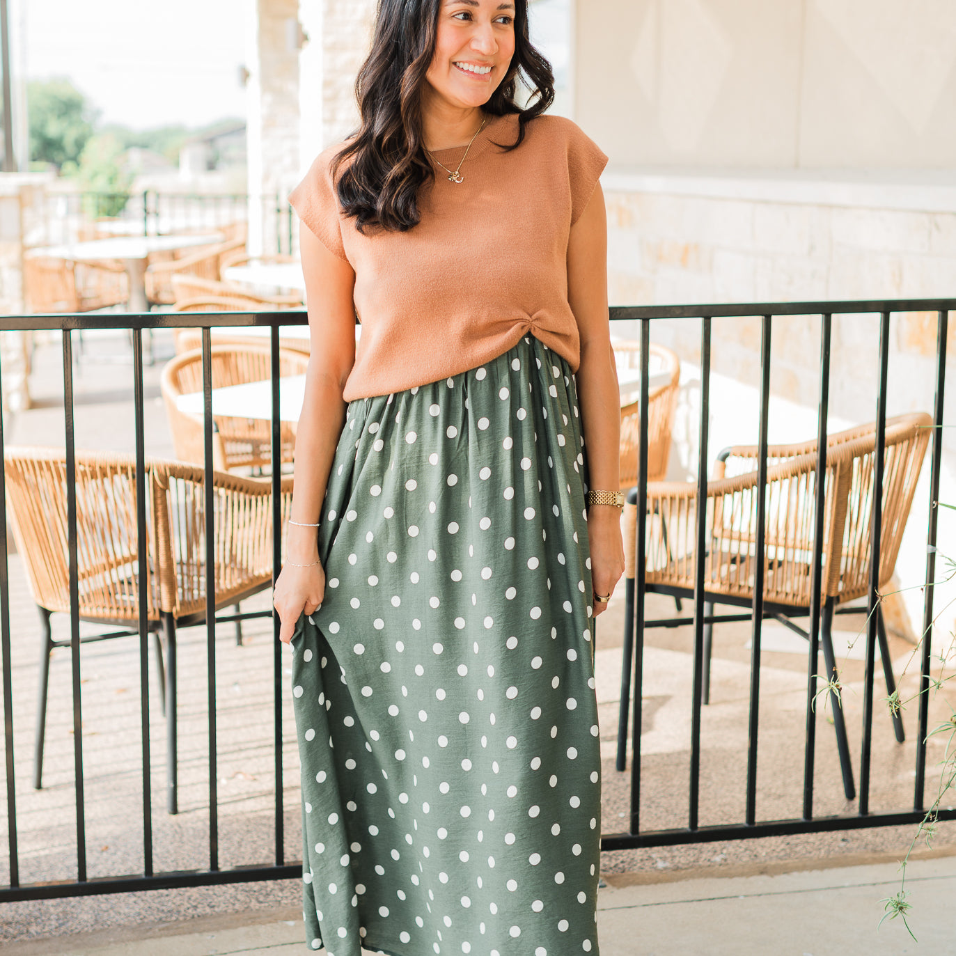 Autumn Dress | Camel
