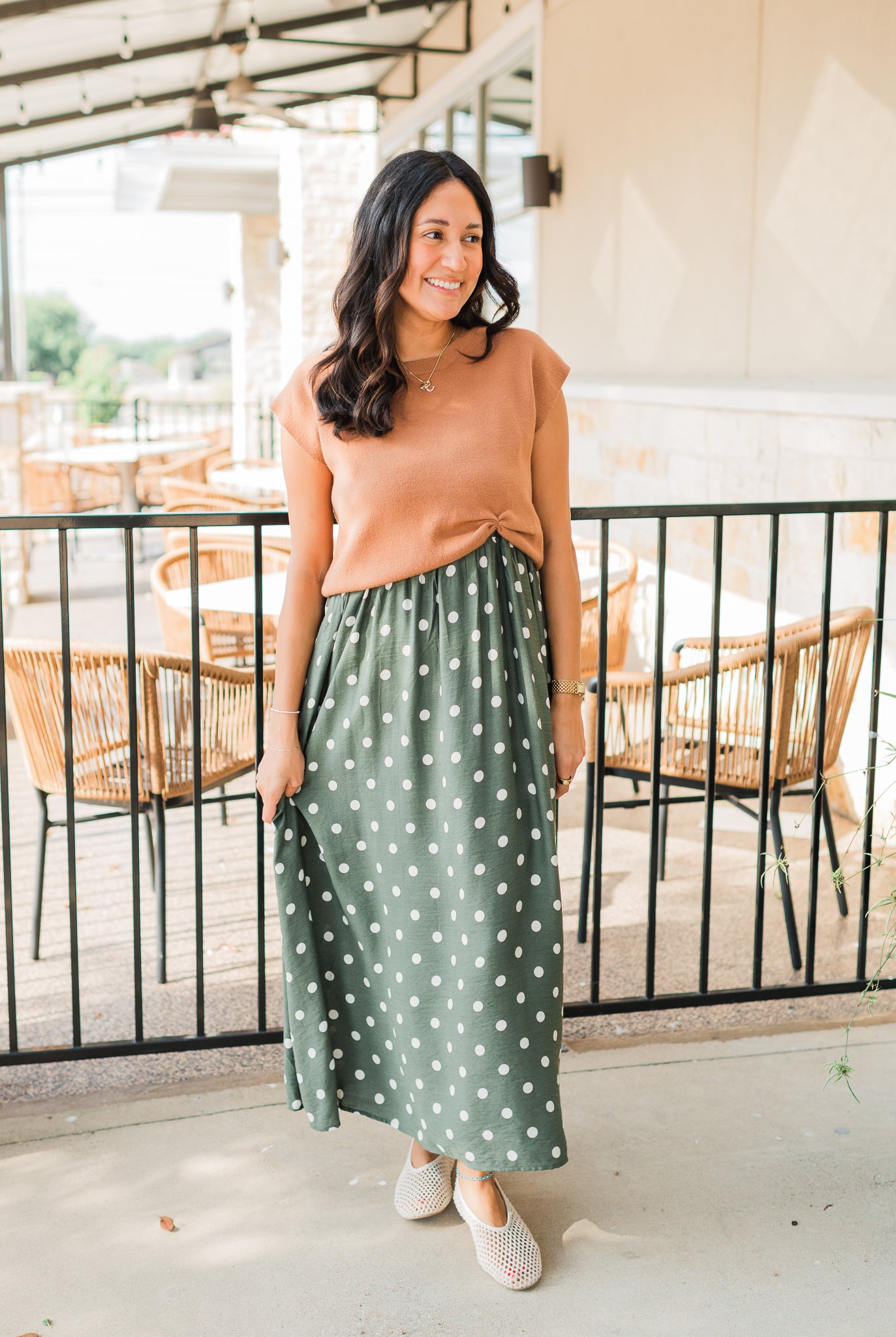 Autumn Dress | Camel