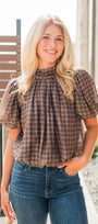 Makenna Top | Brown