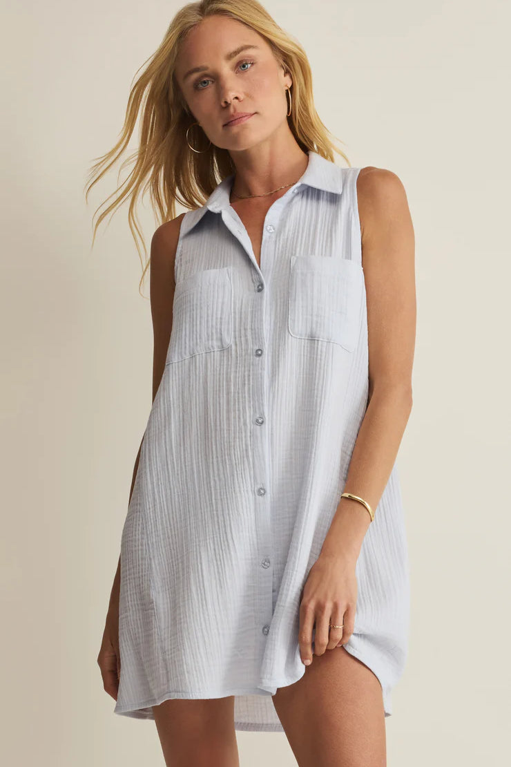 Z Supply | New Light Dress | Hamptons Blue