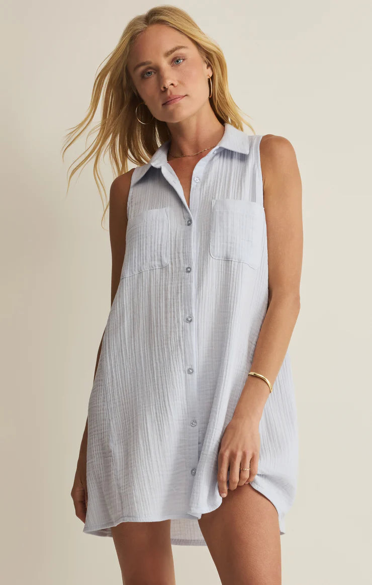 Z Supply | New Light Dress | Hamptons Blue
