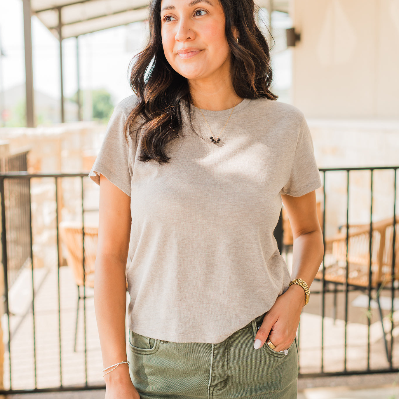 Z Supply | Tourist Jersey Tee | Heather Ash