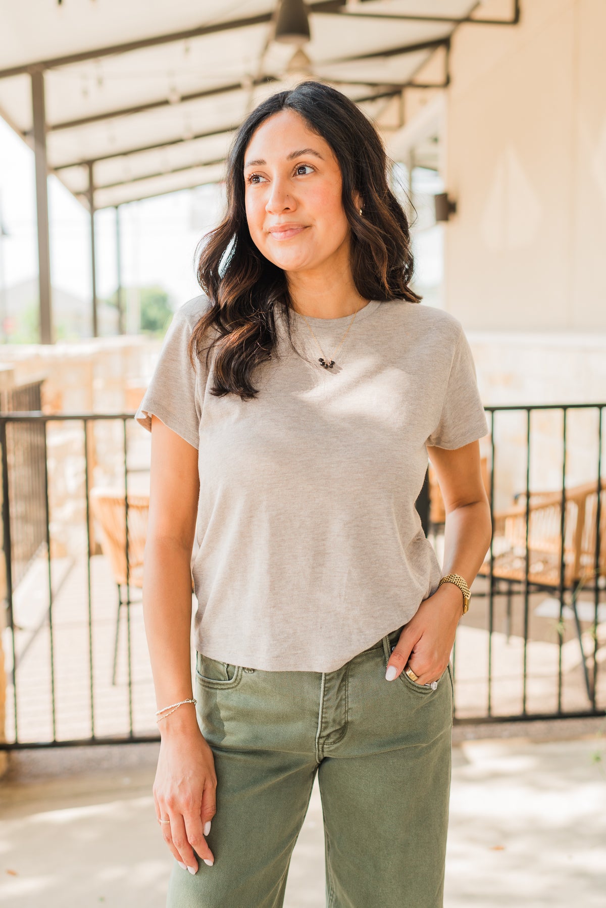 Z Supply | Tourist Jersey Tee | Heather Ash