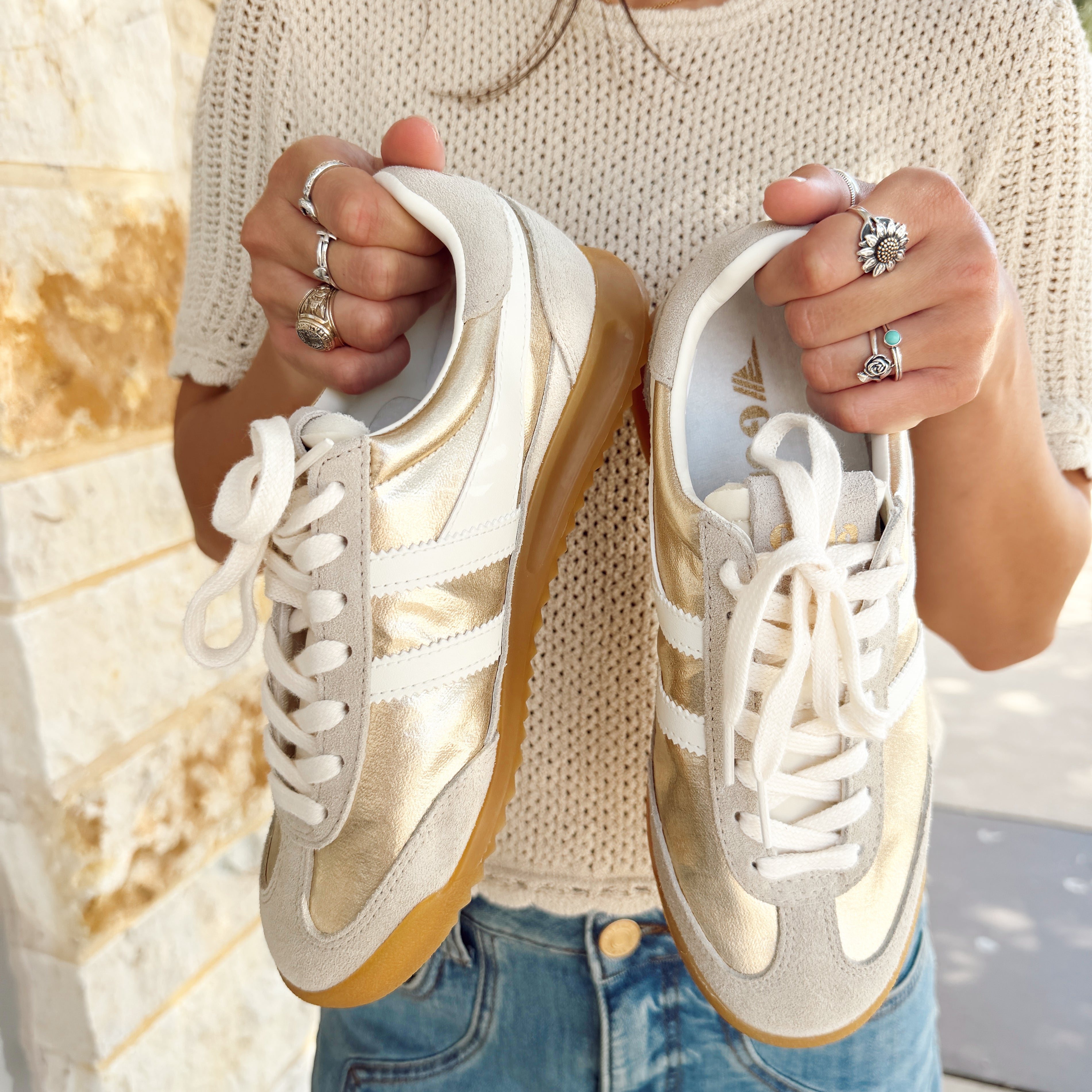 GOLA | Firefly Sneakers | Metallic Gold