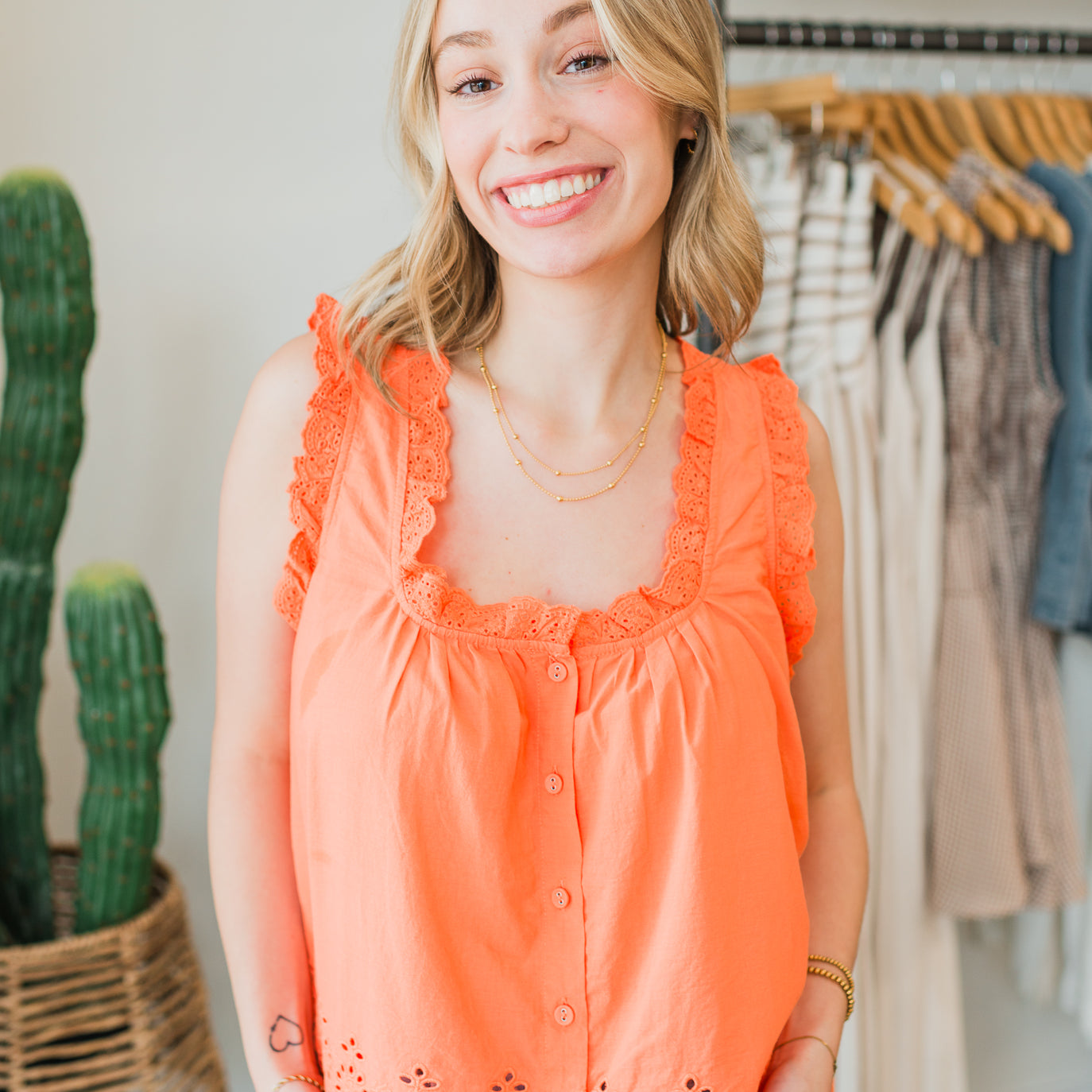 Rosabel Top | Grapefruit