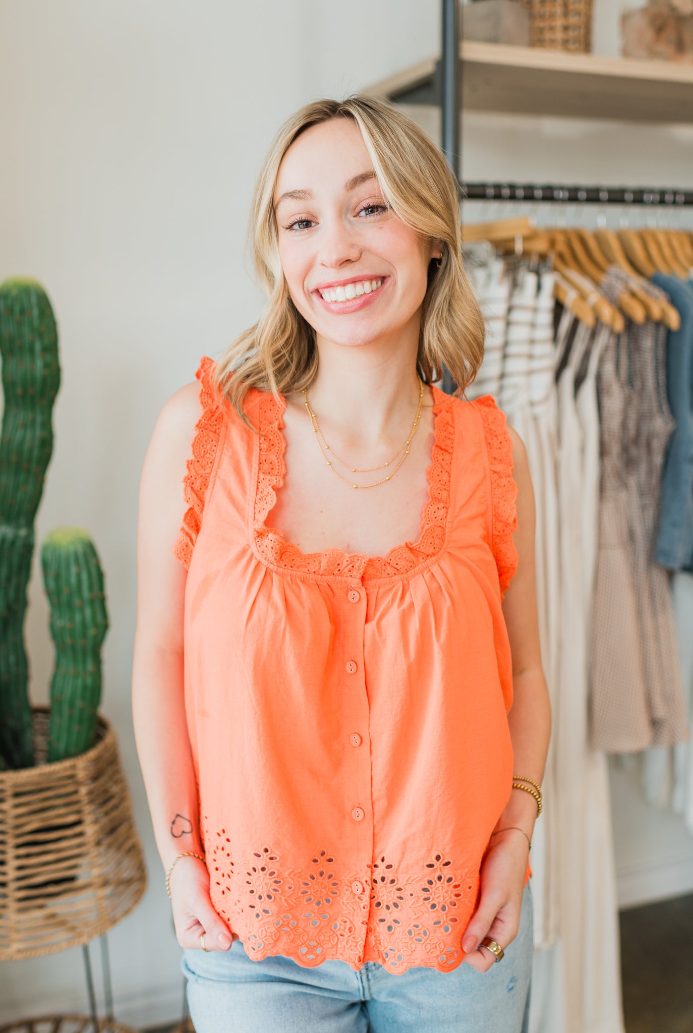 Rosabel Top | Grapefruit