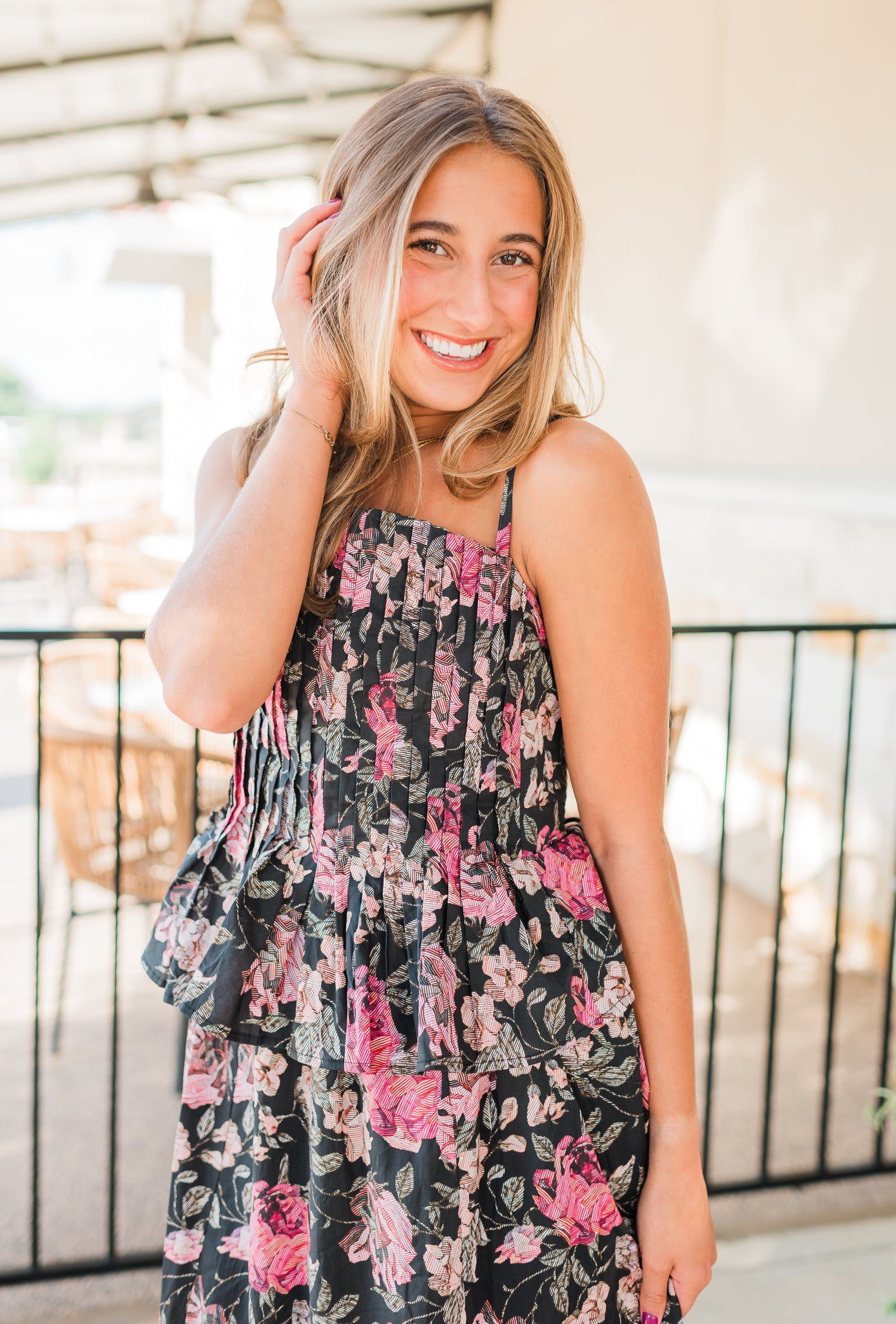 Prescott Dress | Black Multi