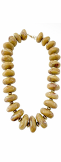 Necklace | Beaded Tan