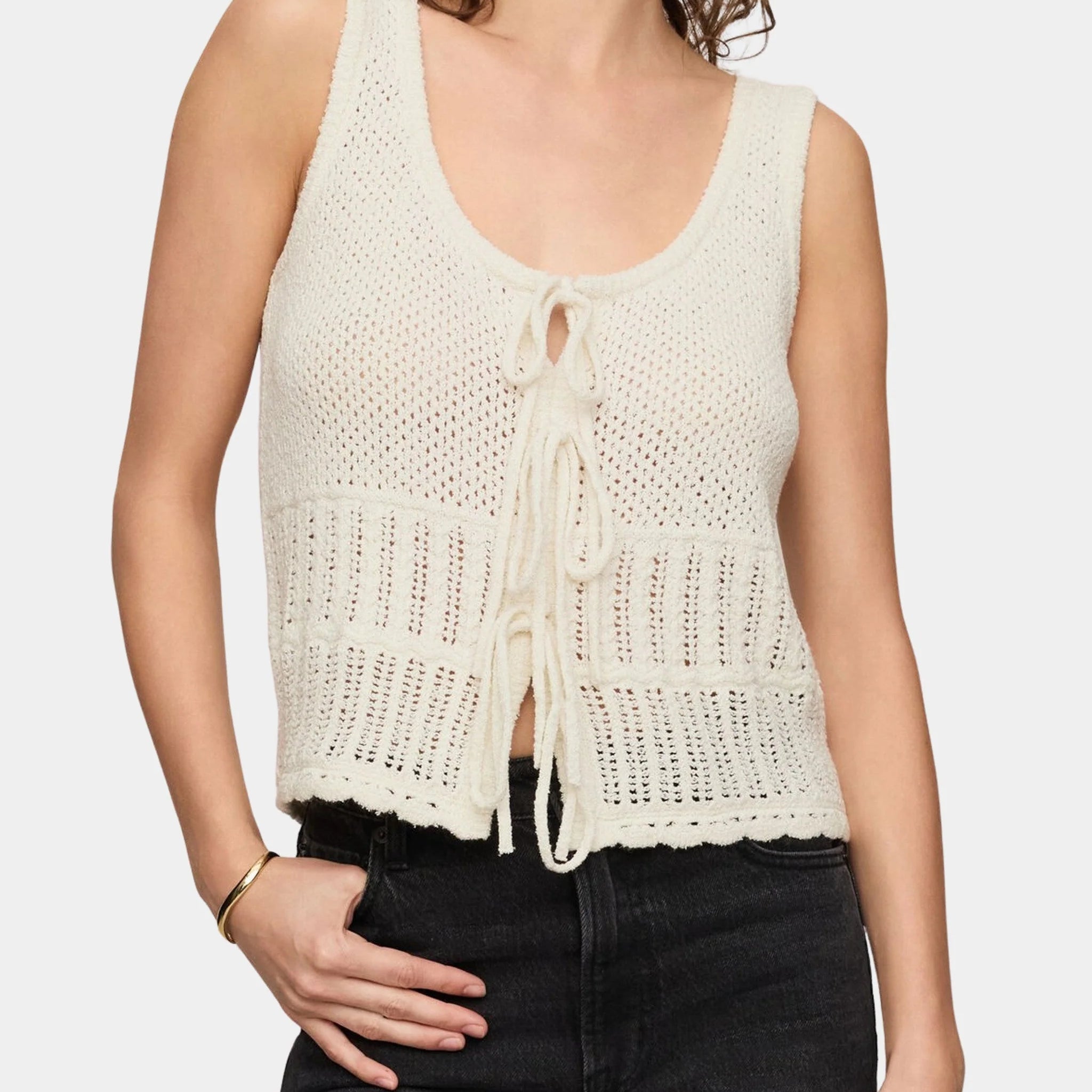 Z Supply | Solano Crochet Tank | Cloud
