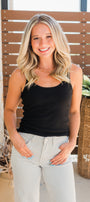 Z Supply | Renae Premium Rib Tank Top | Black
