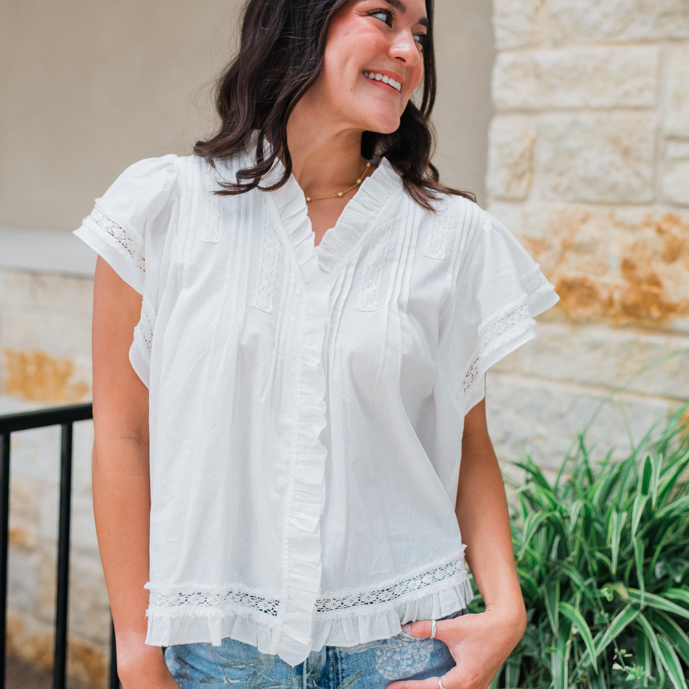 Ava Top | White