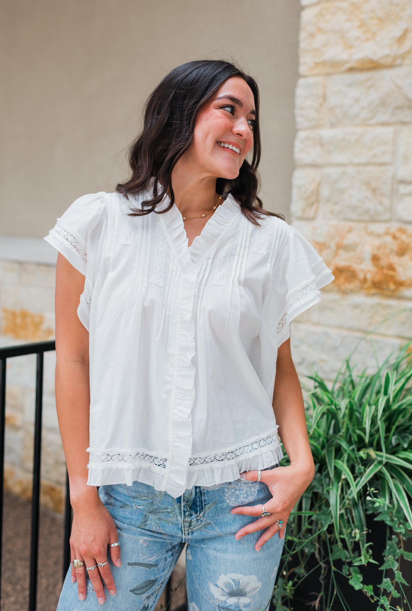 Ava Top | White
