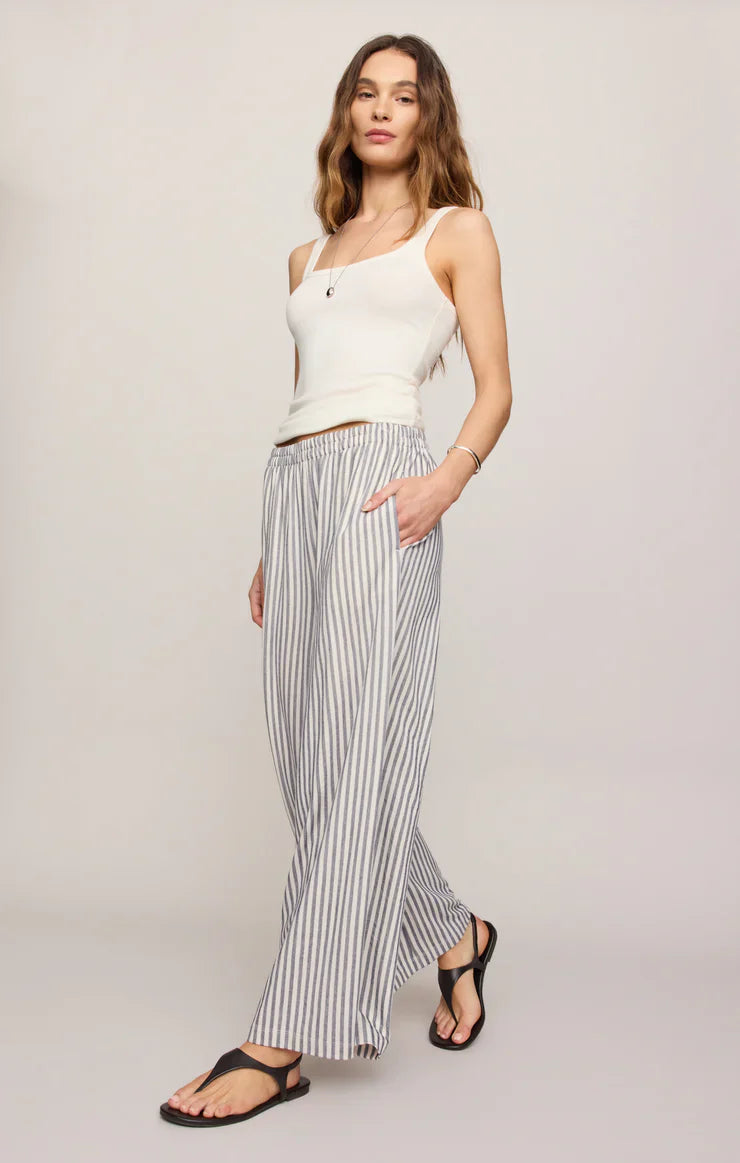 Z Supply | Scout Knit Stripe Pants | Eclipse