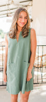 Nola Dress | Olive Green