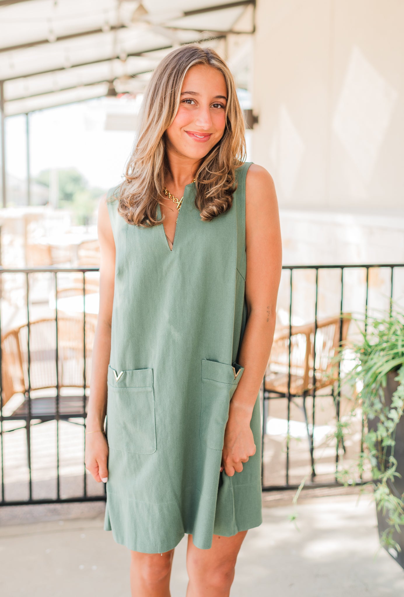Nola Dress | Olive Green