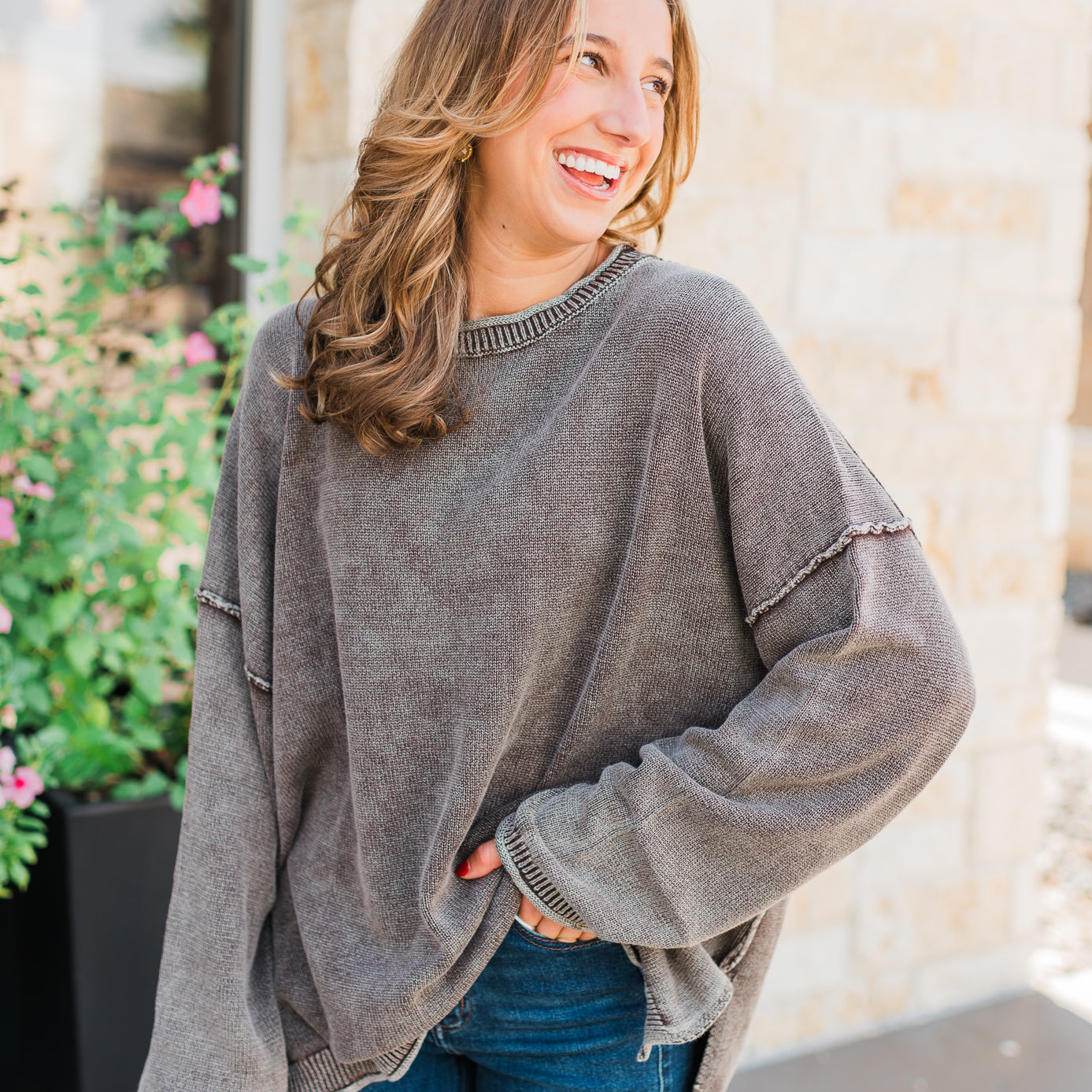 Jules Sweater | Dark Cocoa