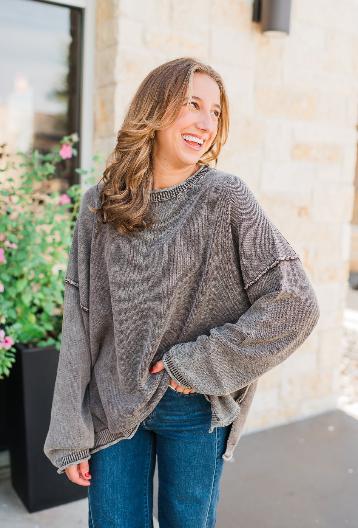 Jules Sweater | Dark Cocoa