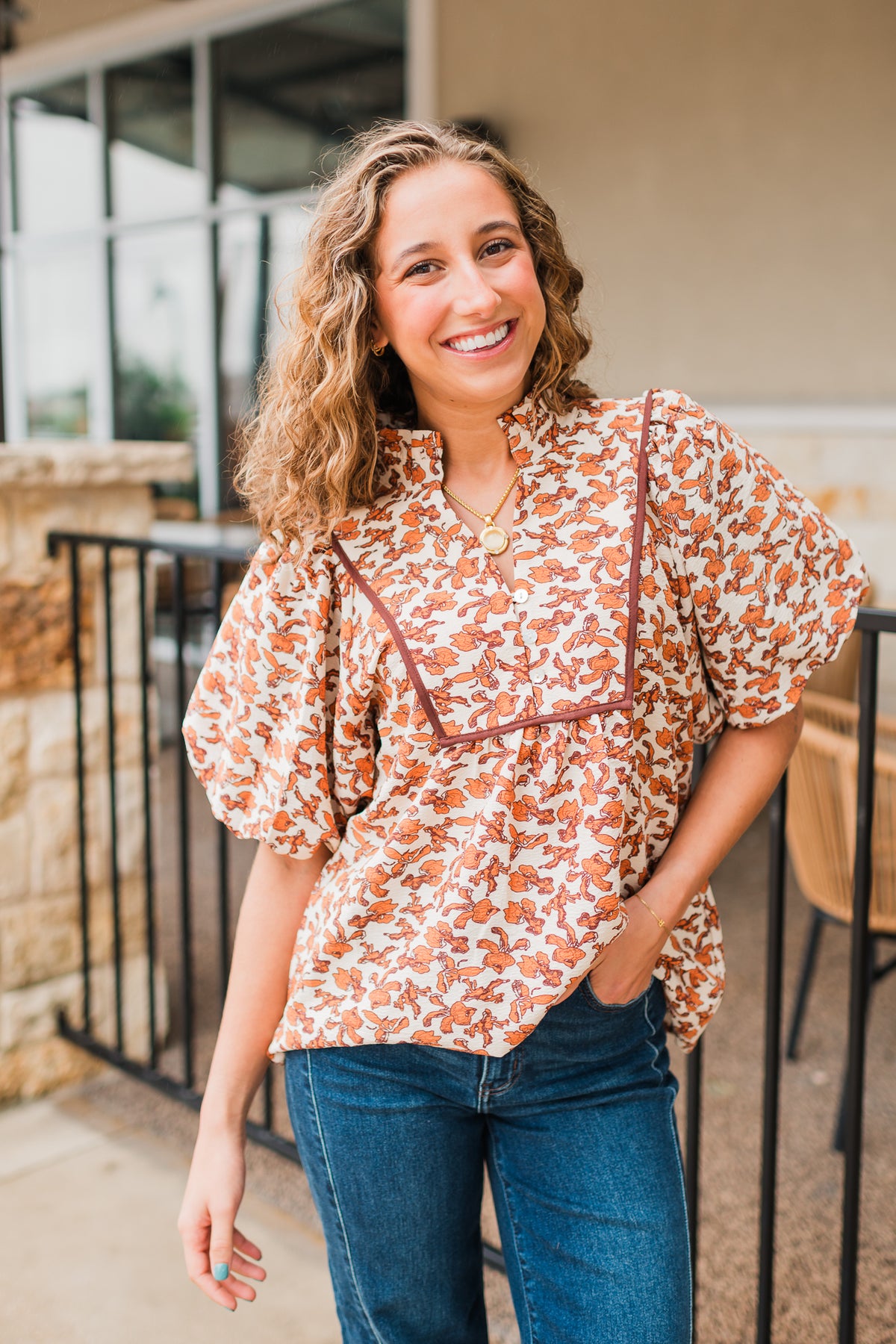 Maeve Top | Cinnamon
