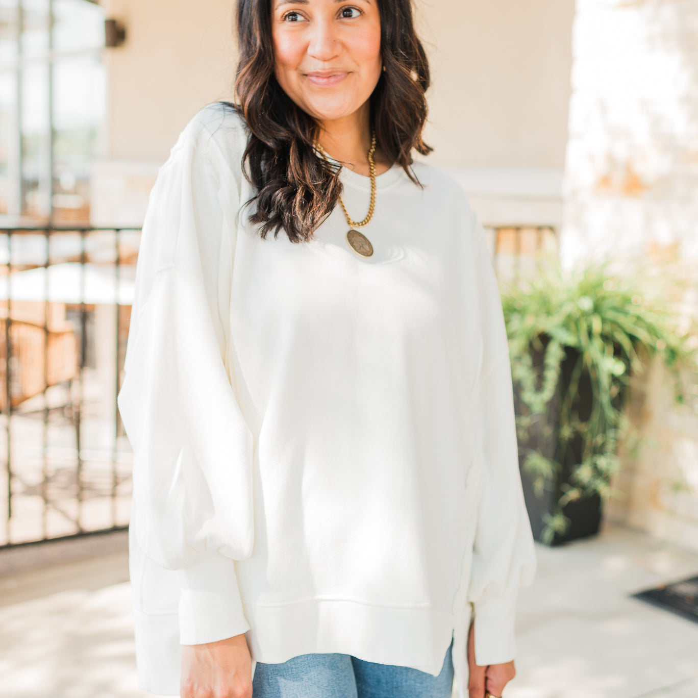 Maris Sweatshirt | Cream