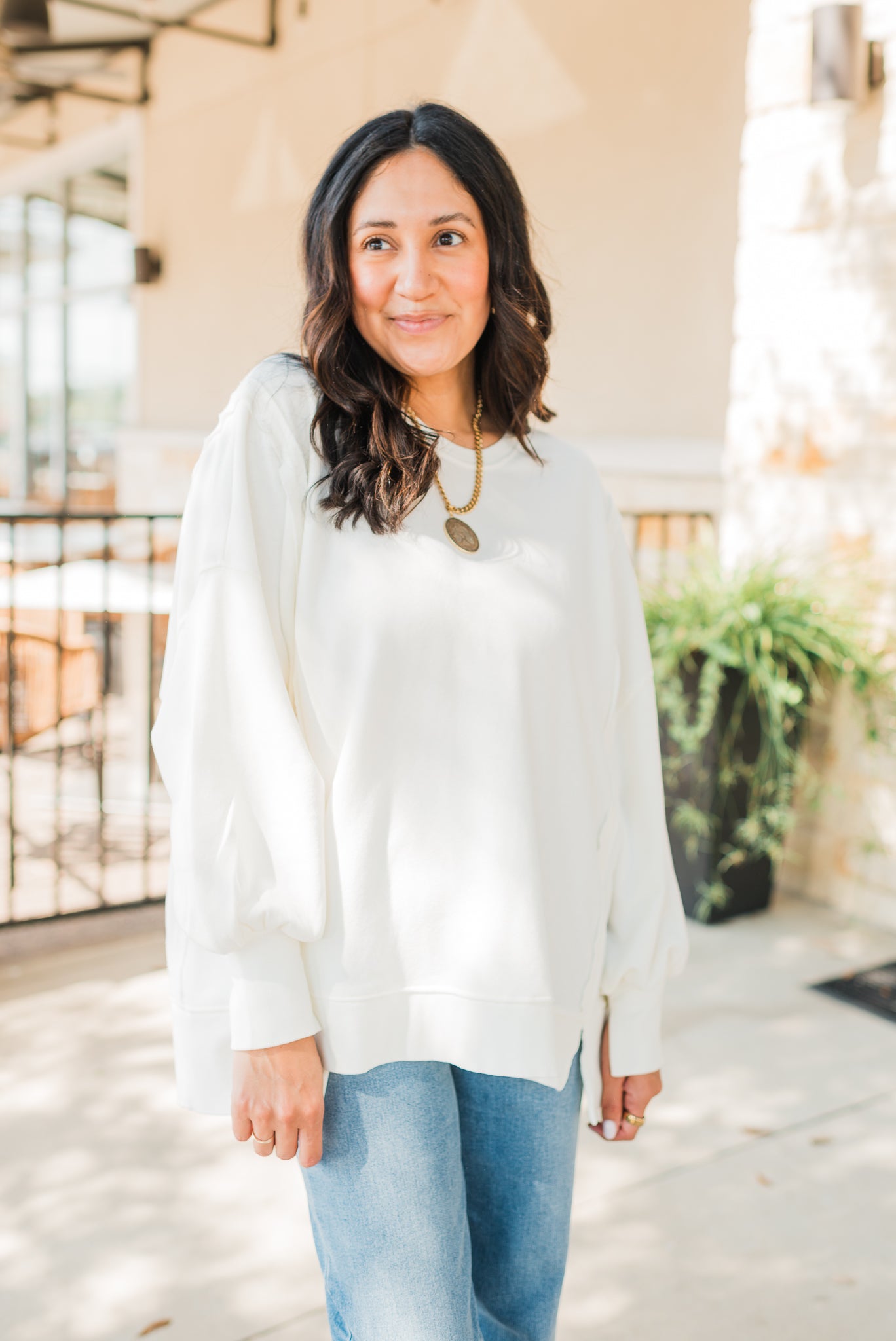Maris Sweatshirt | Cream