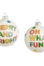 Neon Cookies Ball Ornament