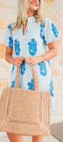Hideaway Raffia Tote Bag | Natural