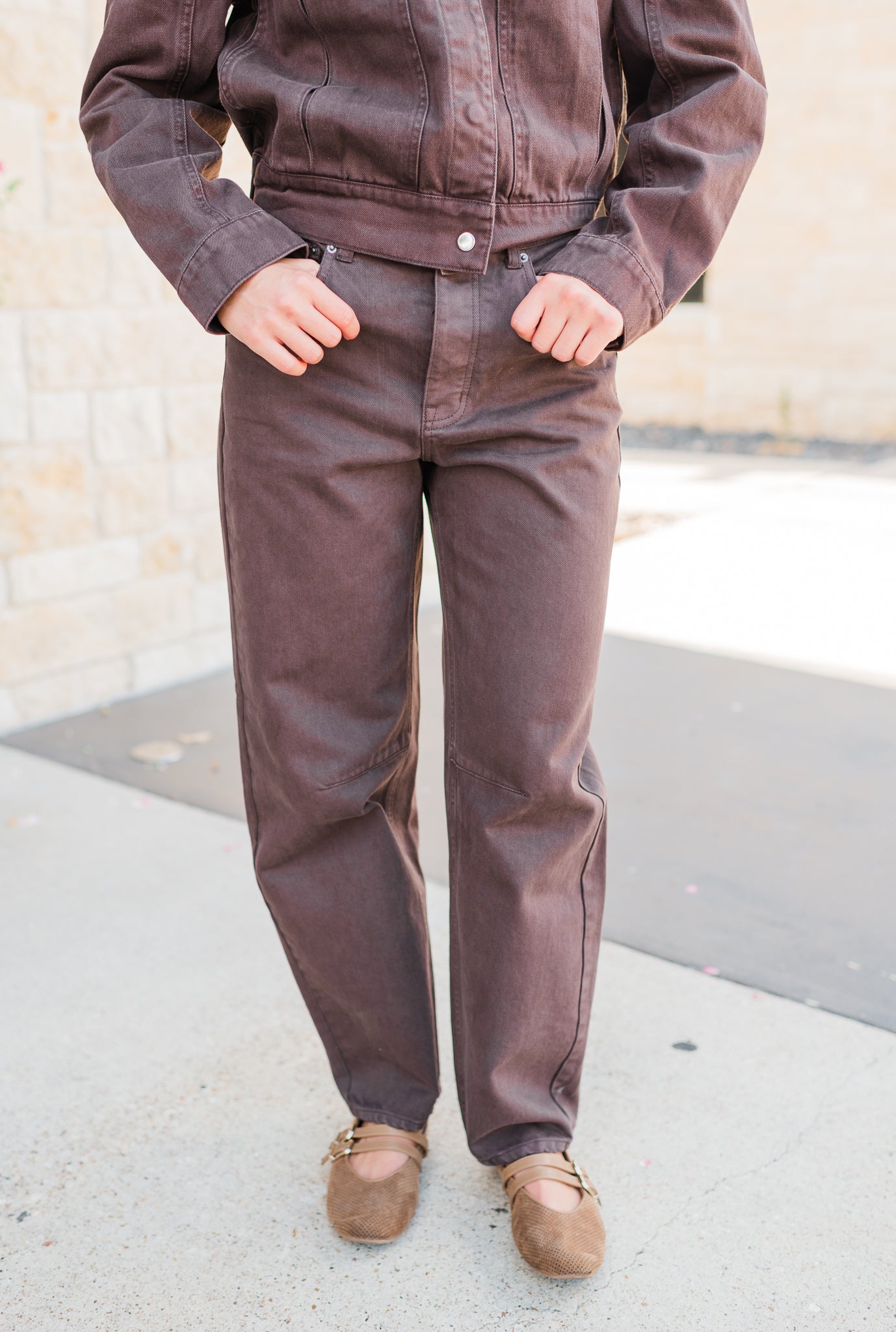 Reyna Jeans | Walnut Timber
