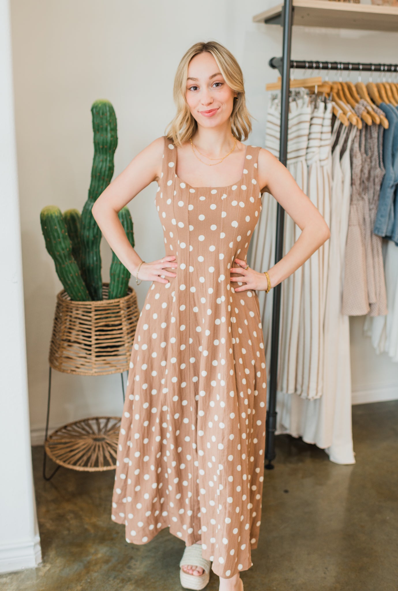Sun Deck Dress | Polka Dot