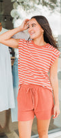 Victory Top | Burnt Orange