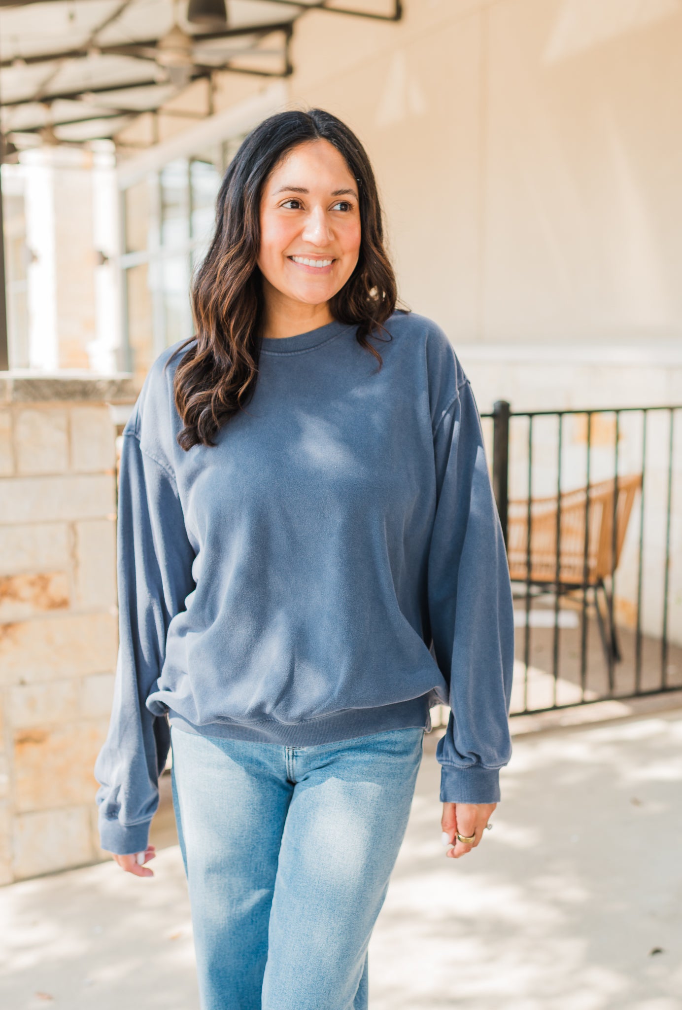 Quinn Sweatshirt | True Blue