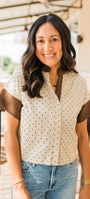 Gabby Top | Polka Dot