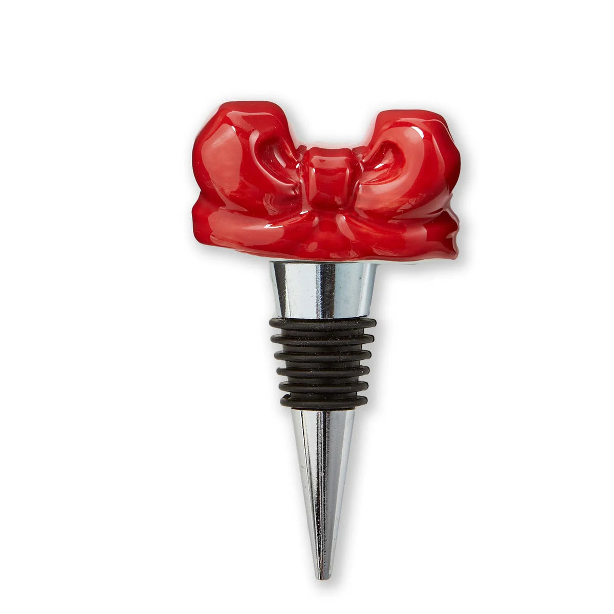 Very Merry Bow Bottle Stopper