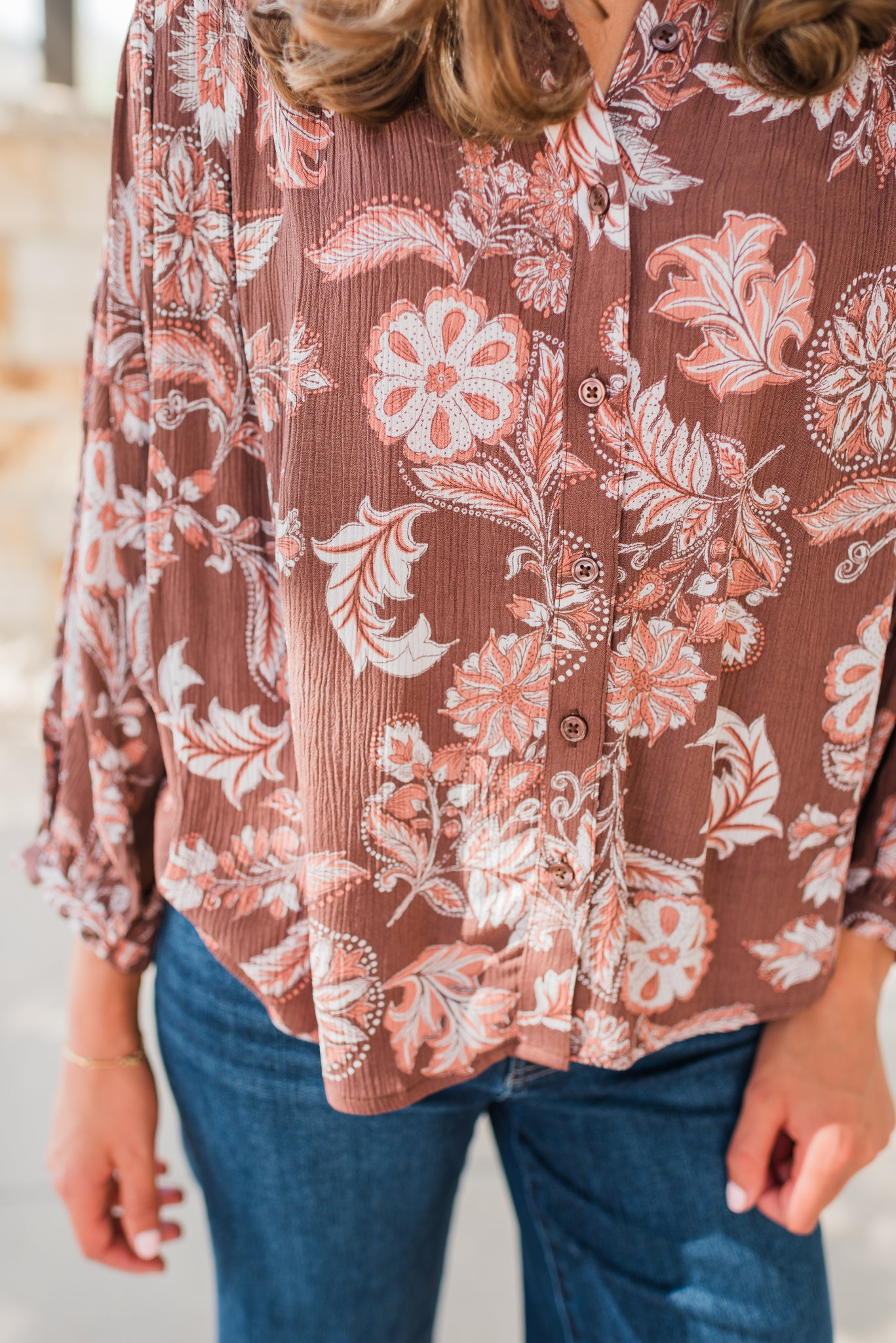 Harlan Top | Vintage Brown