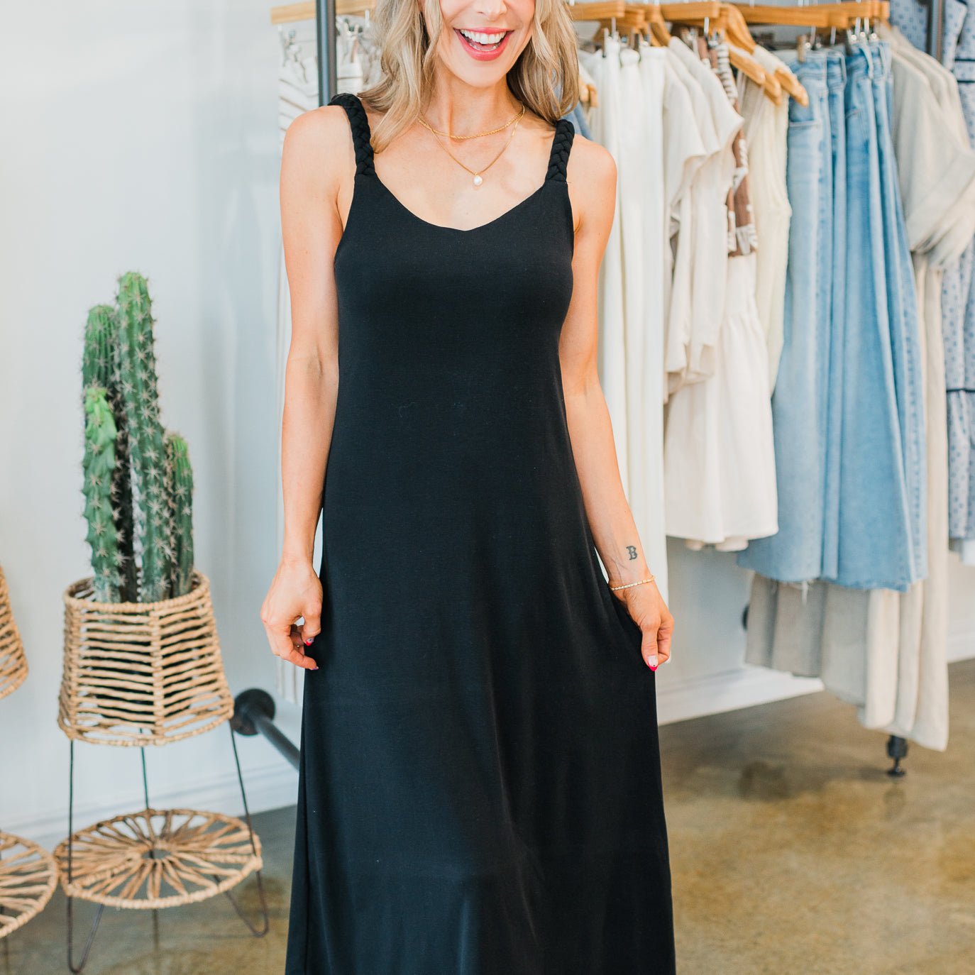 Molly Bracken | Beach Bound Dress  | Black