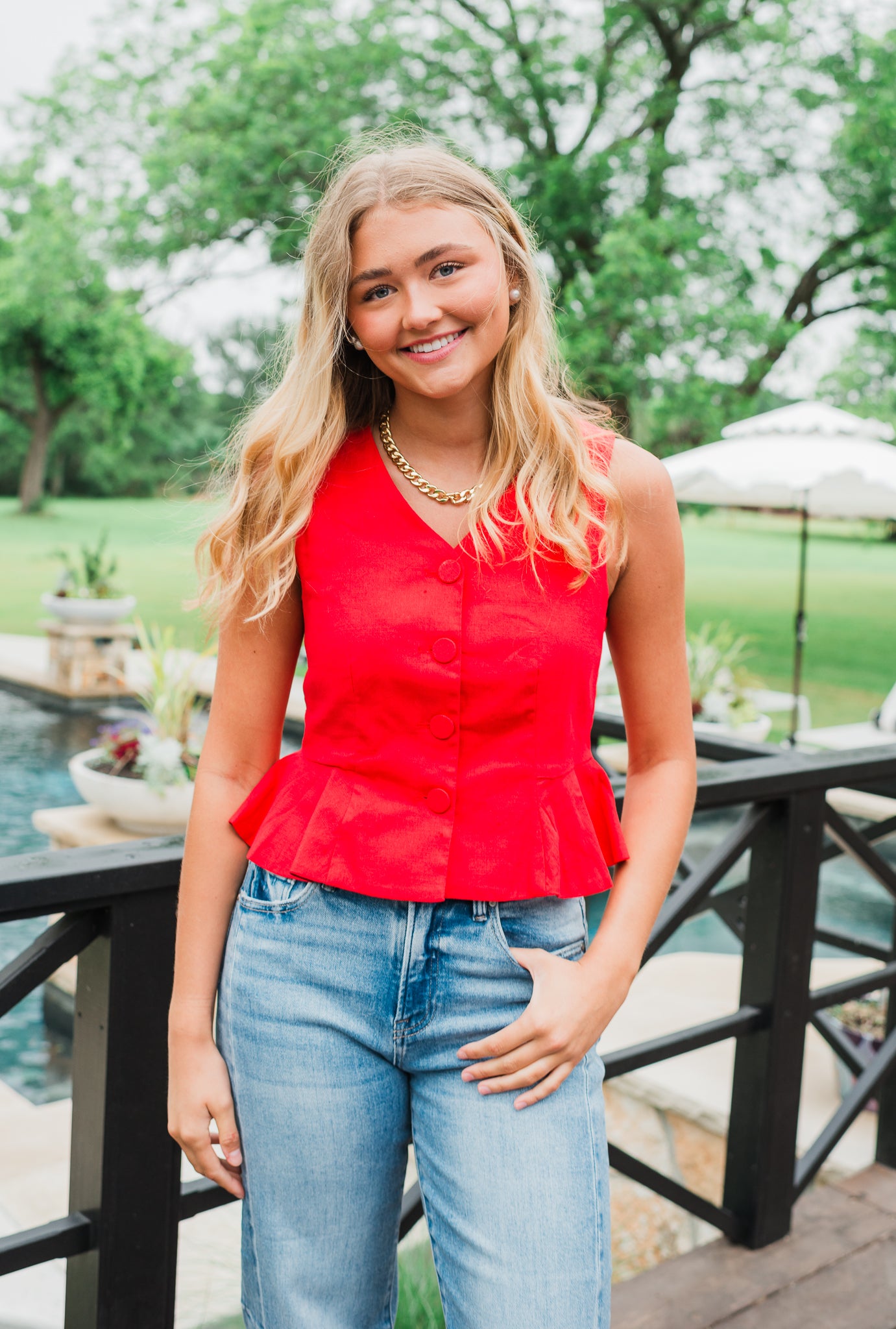 After Hours Vest | Red