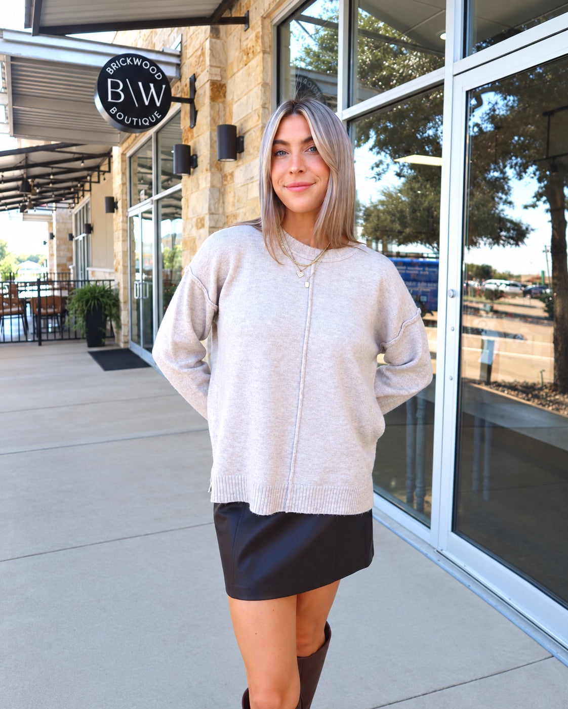 Monroe Sweater | Oatmeal