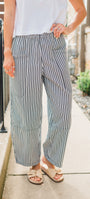 Wanderer Pants | Navy Stripe